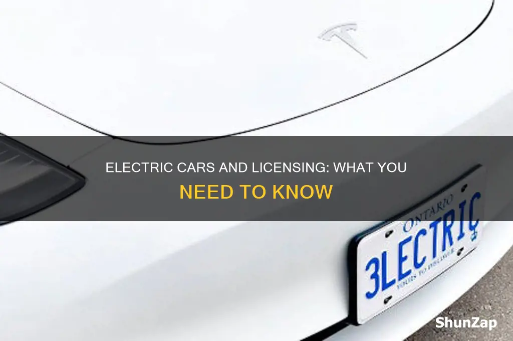 do electric cars need license