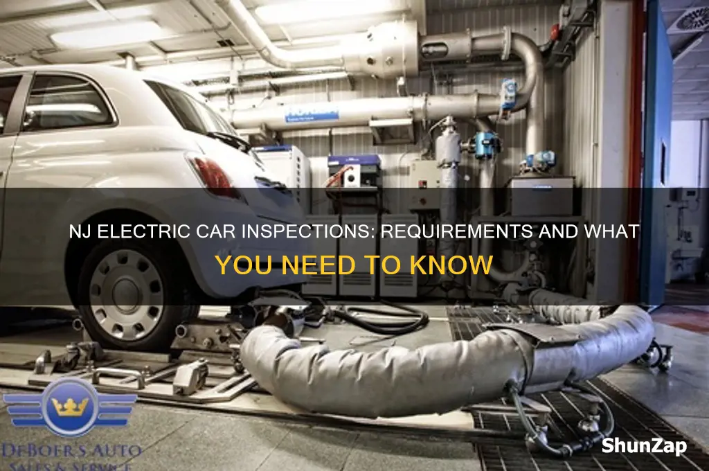 do electric cars need to be inspected in nj