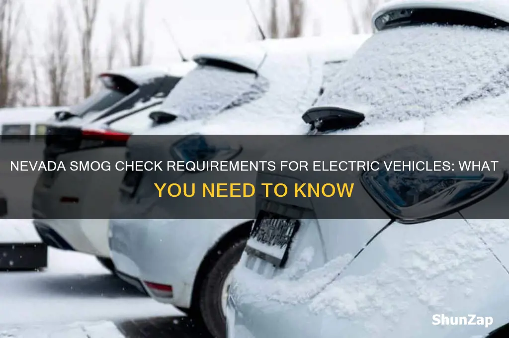 do electric cars need to be smogged in nv