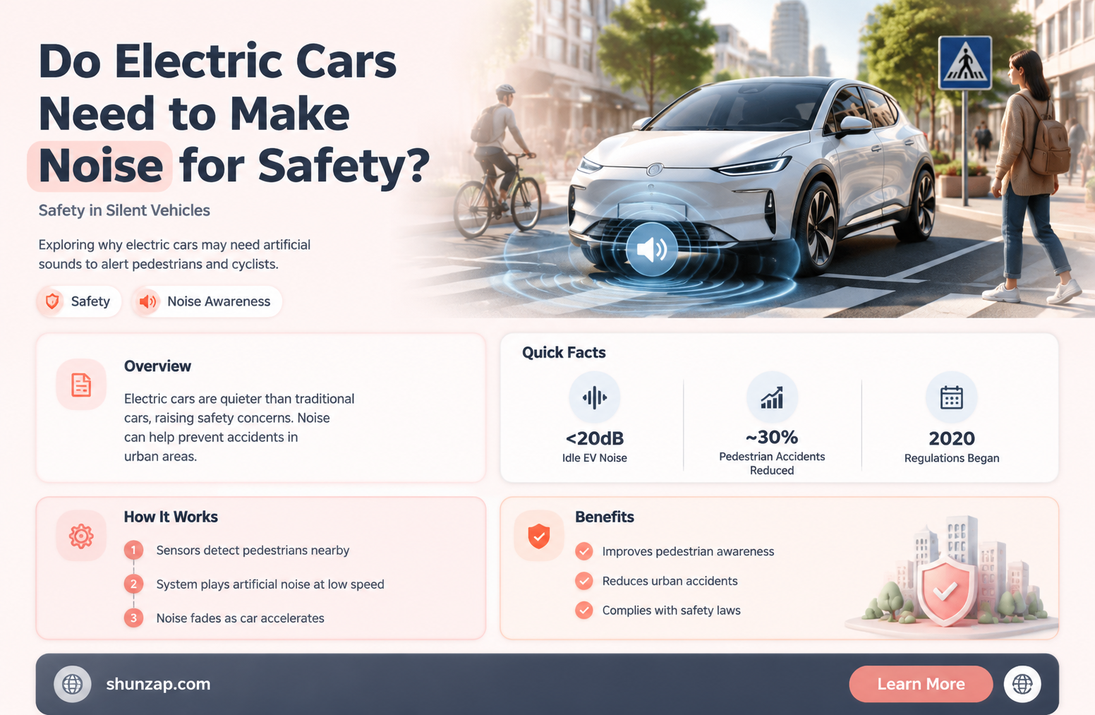 are electric cars required to make noise