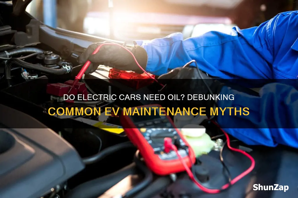 do electric cars oil