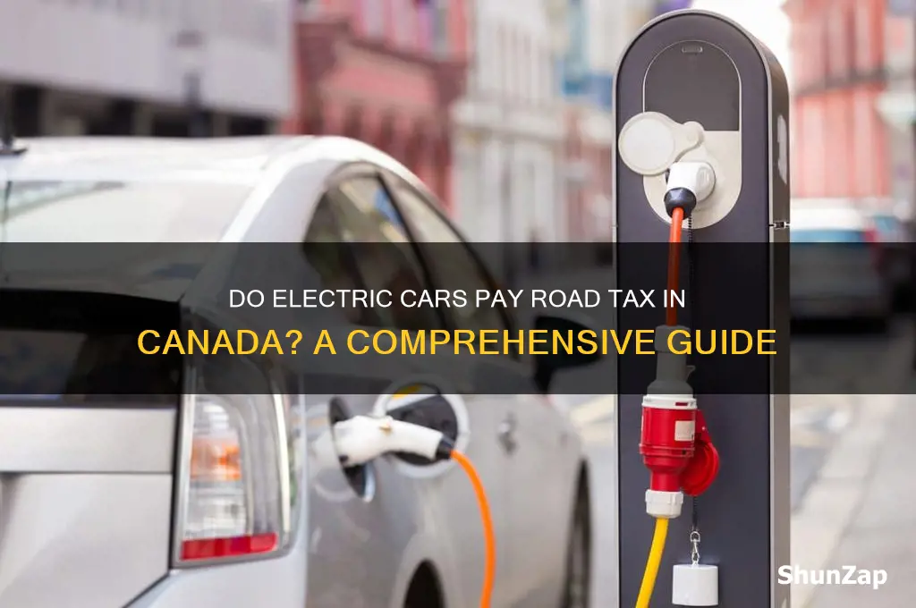 do electric cars pay road tax in canada