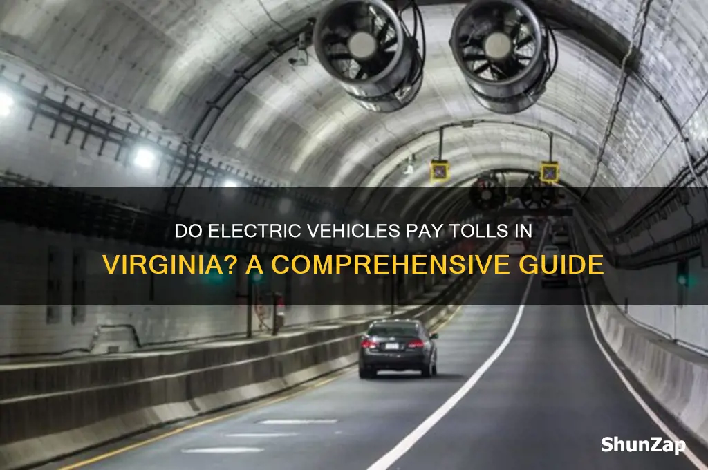 do electric cars pay tolls in virginia