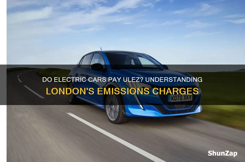 do electric cars pay ulez