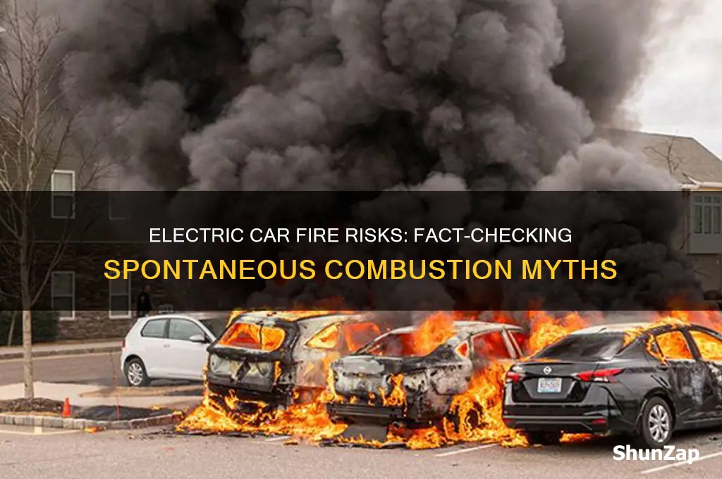 do electric cars spontaneously combust