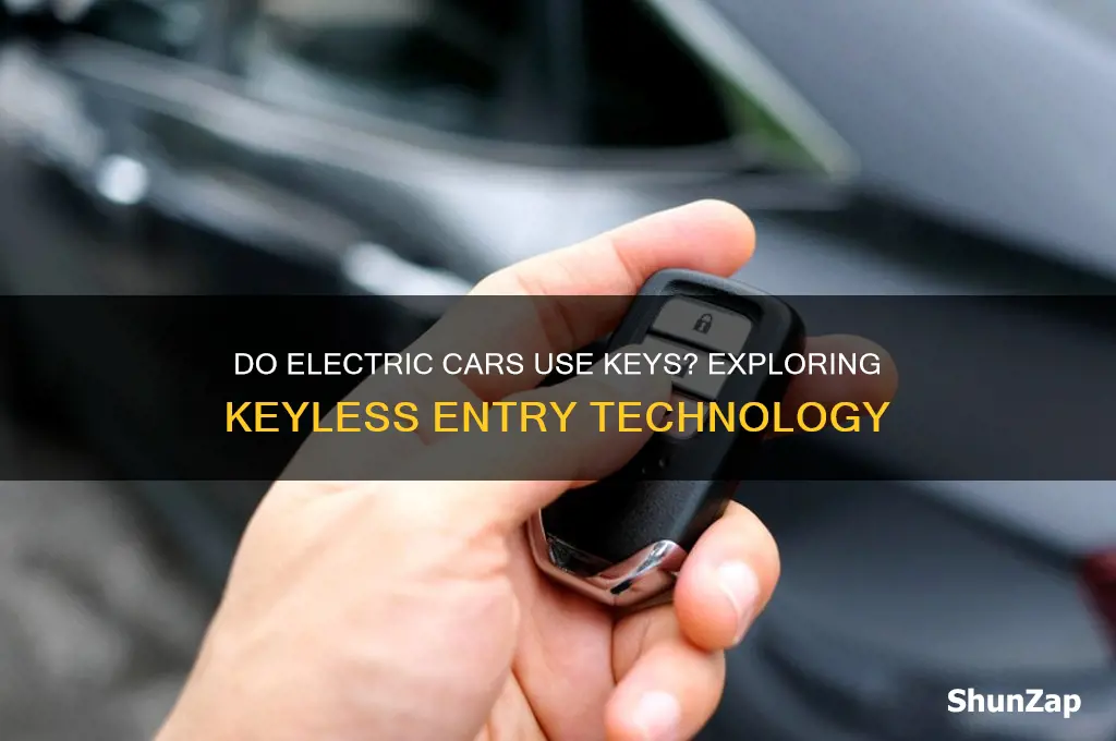 do electric cars use keys
