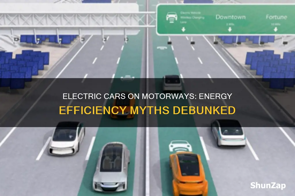 do electric cars use more energy on motorway