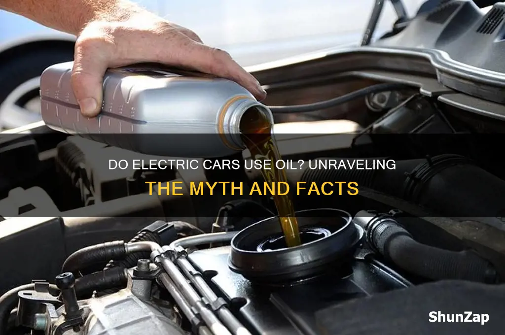 do electric cars use oil