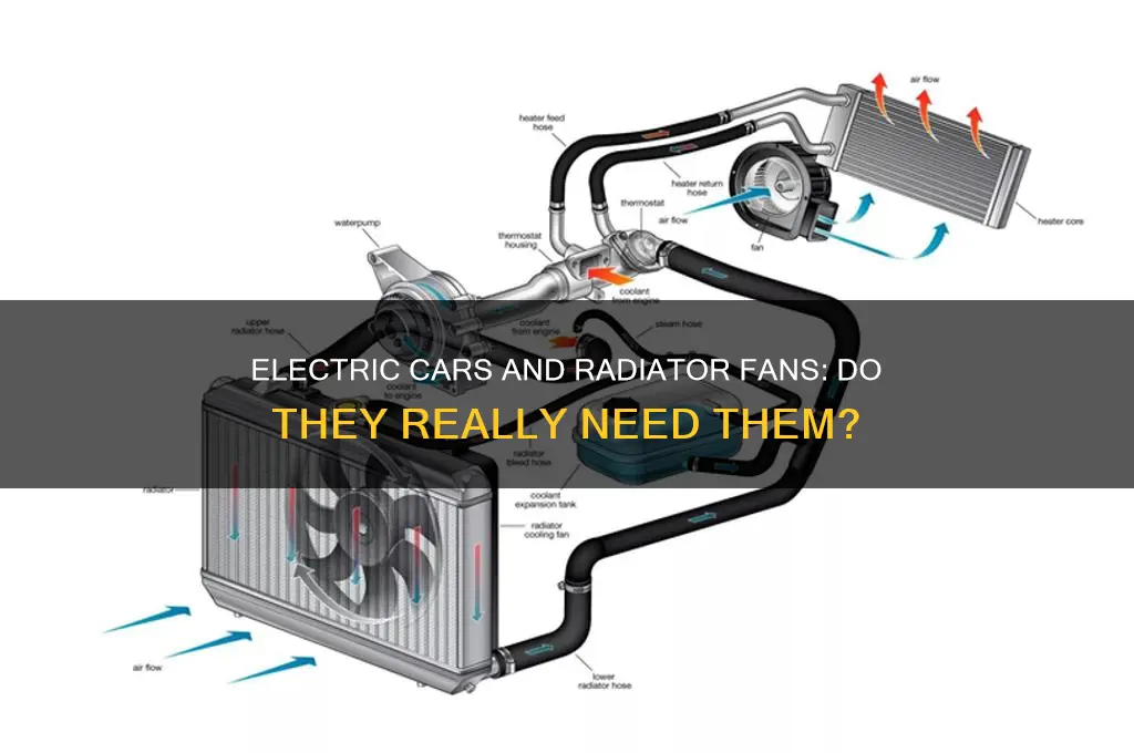 do electric cars use radiator fans