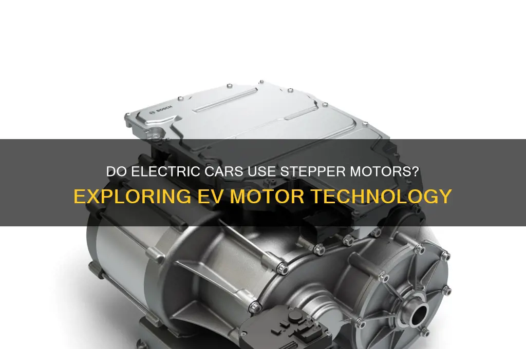do electric cars use stepper motors