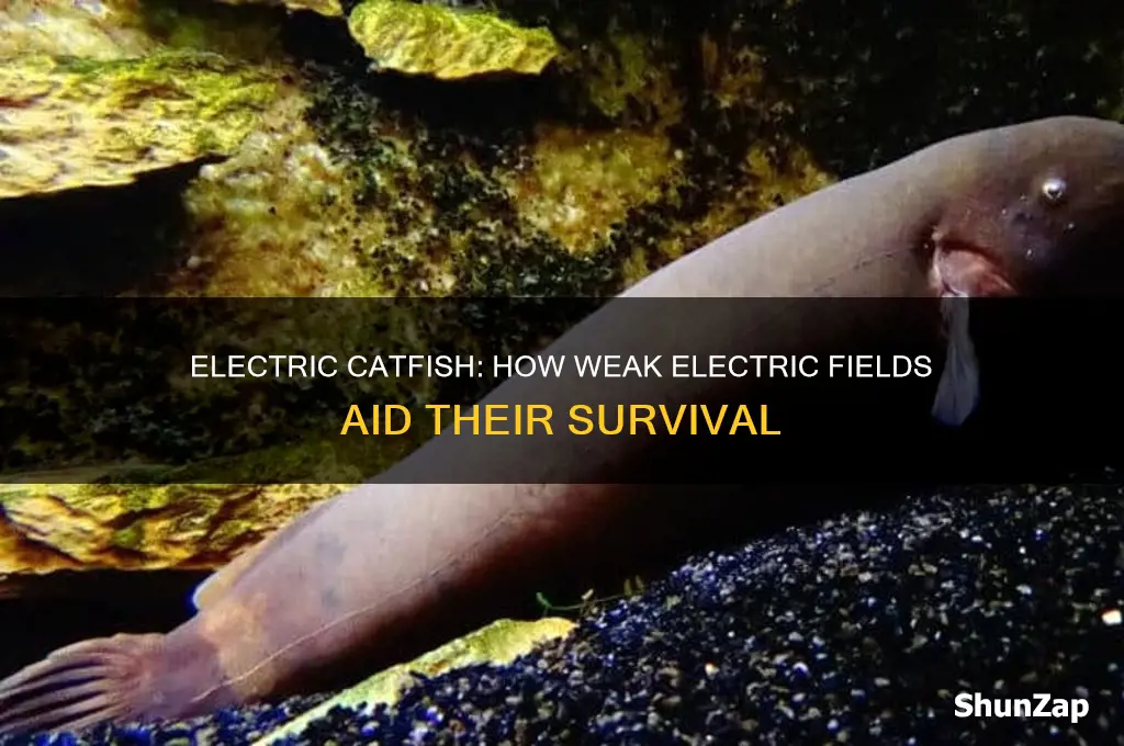 do electric catfish use weak electric fields