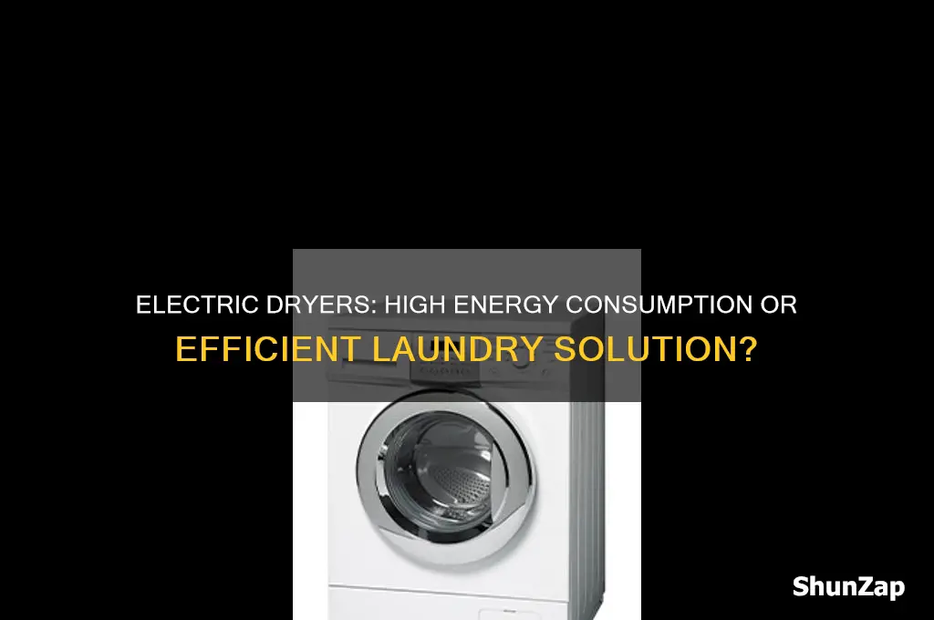 do electric clothes dryers use a lot of electricity