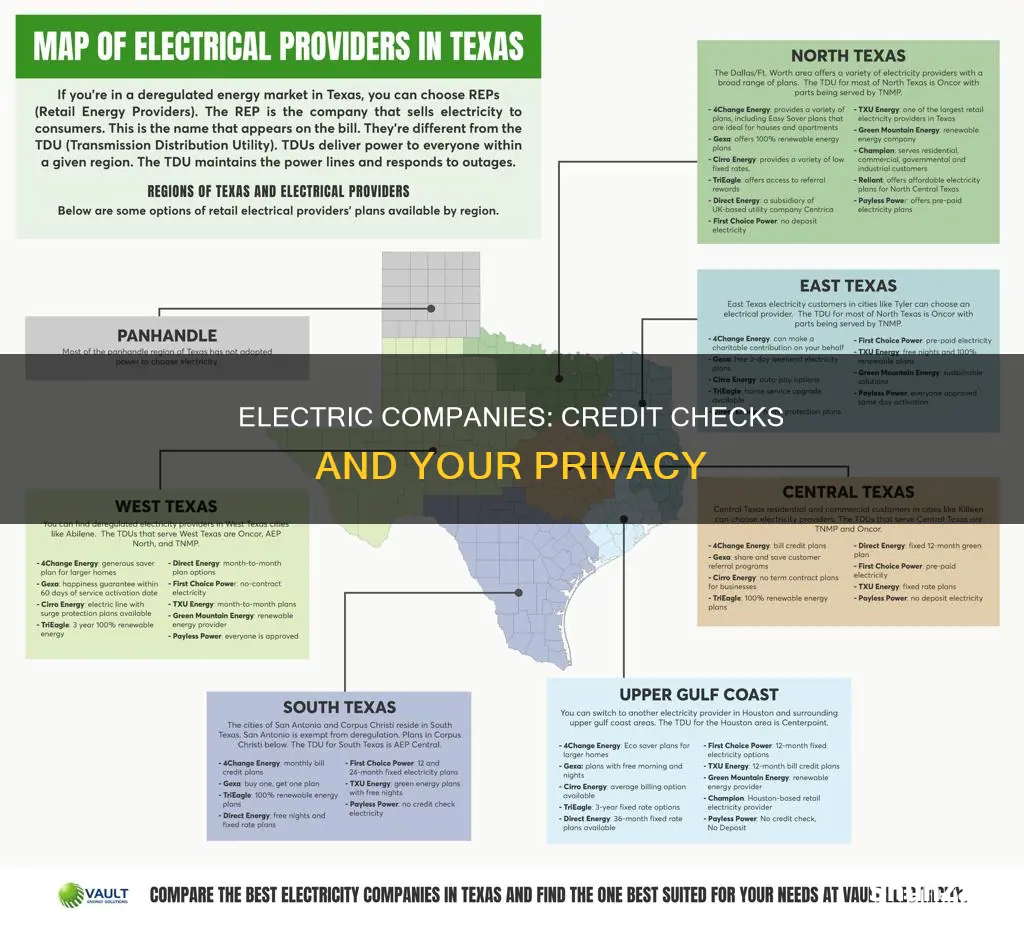 do electric companies check credit