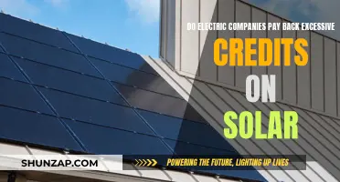 Electric Companies: Solar Credit Payback to Customers