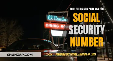 Electric Company's Ask for Social Security Numbers: Why and When?