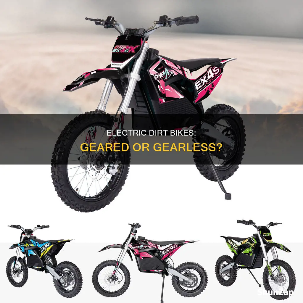 do electric dirt bikes have gears