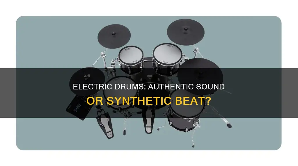 do electric drums sound like real drums