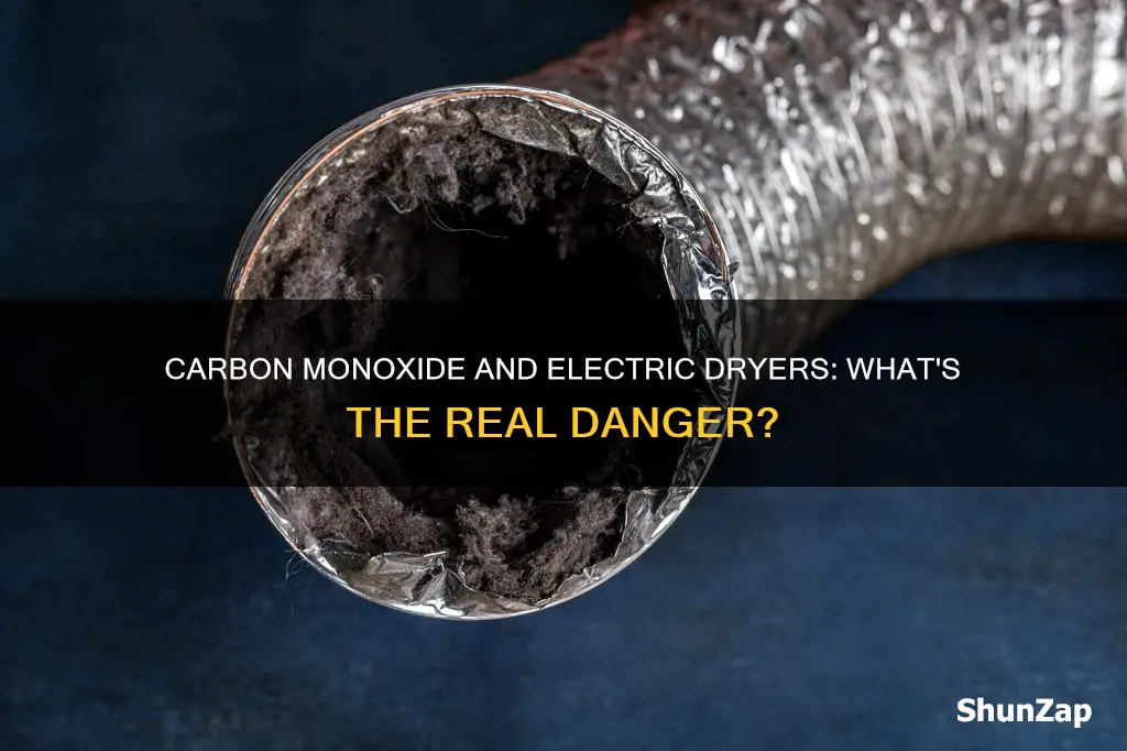 do electric dryers give off carbon monoxide