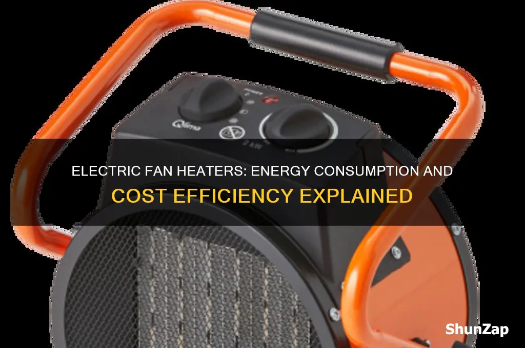 do electric fan heaters use a lot of electricity