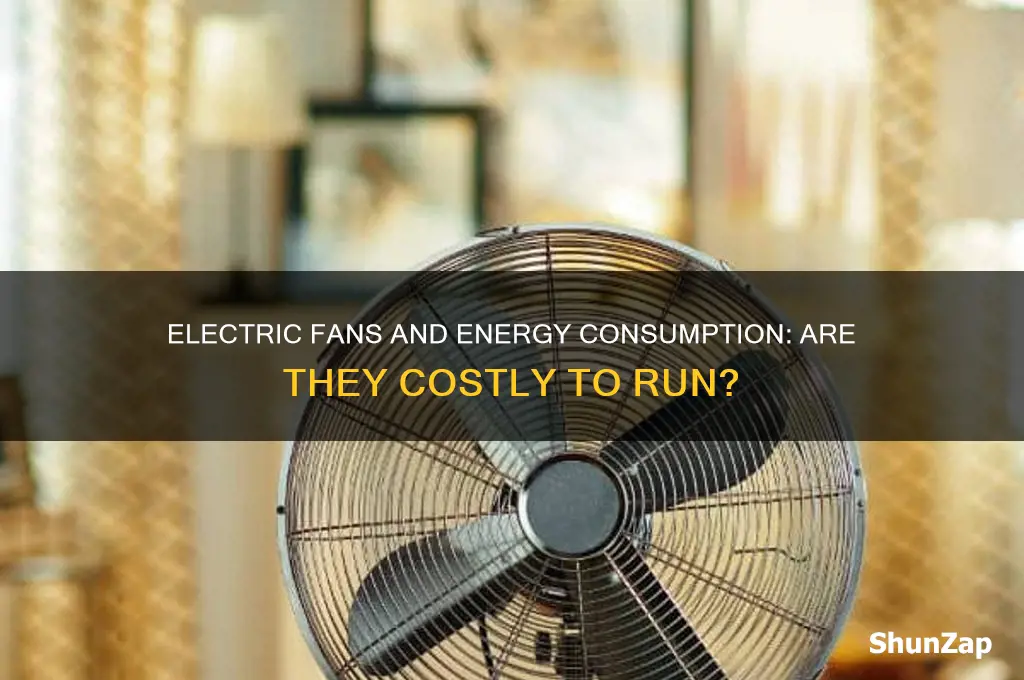 do electric fans use a lot of energy