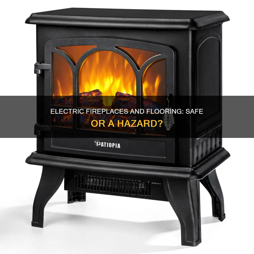 do electric fireplace space heaters harm flooring