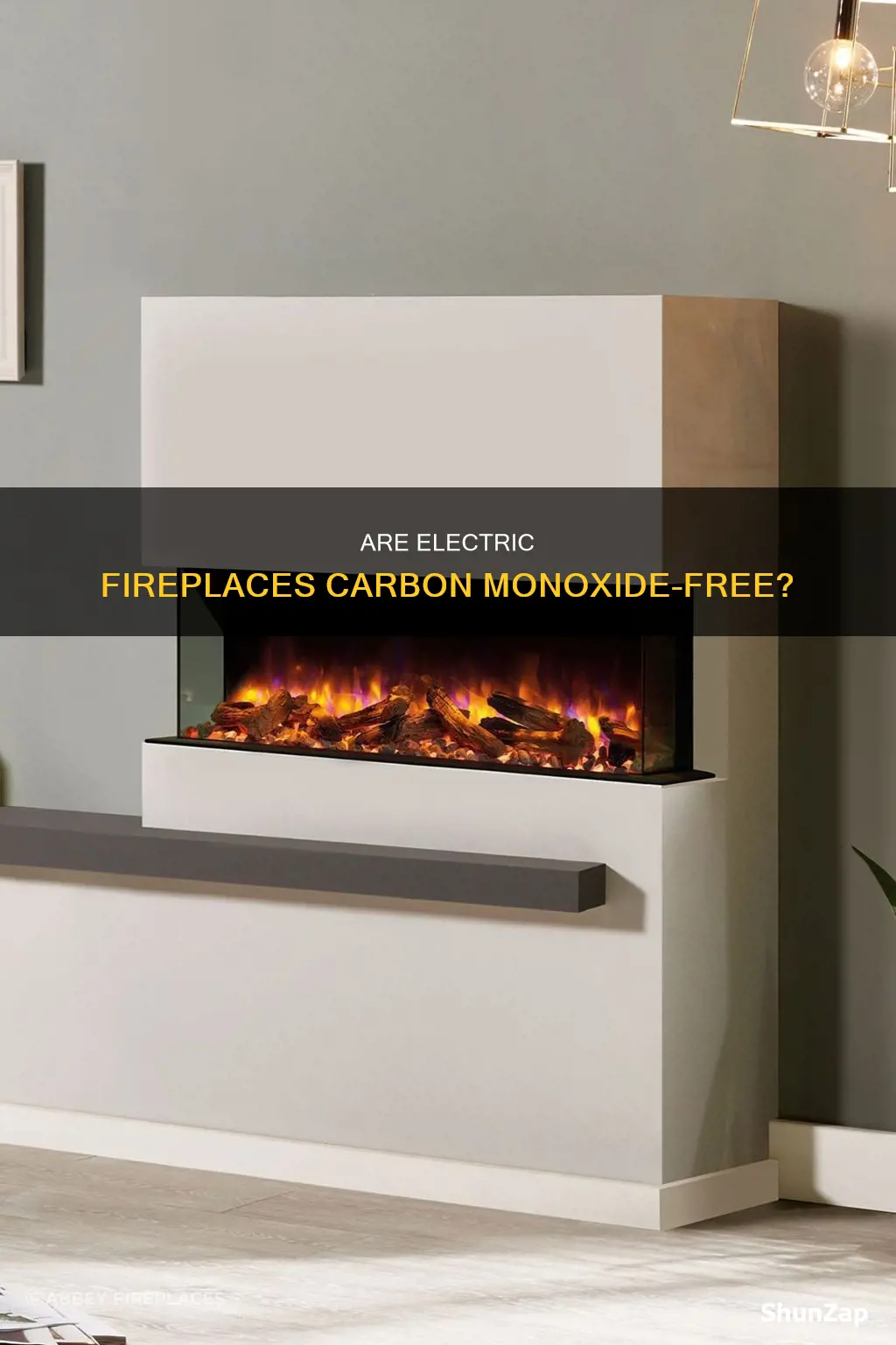 do electric fireplaces give off carbon monoxide