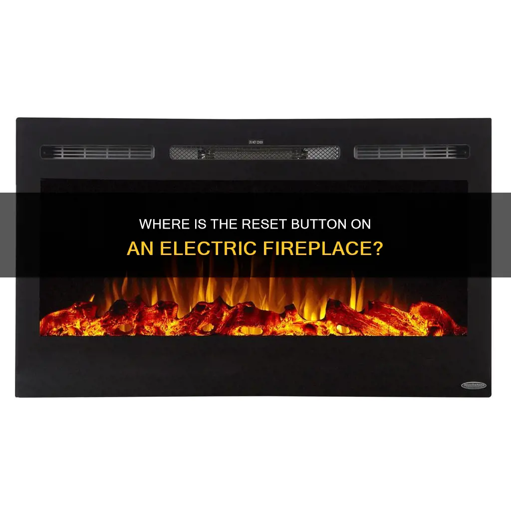 do electric fireplaces have a reset button