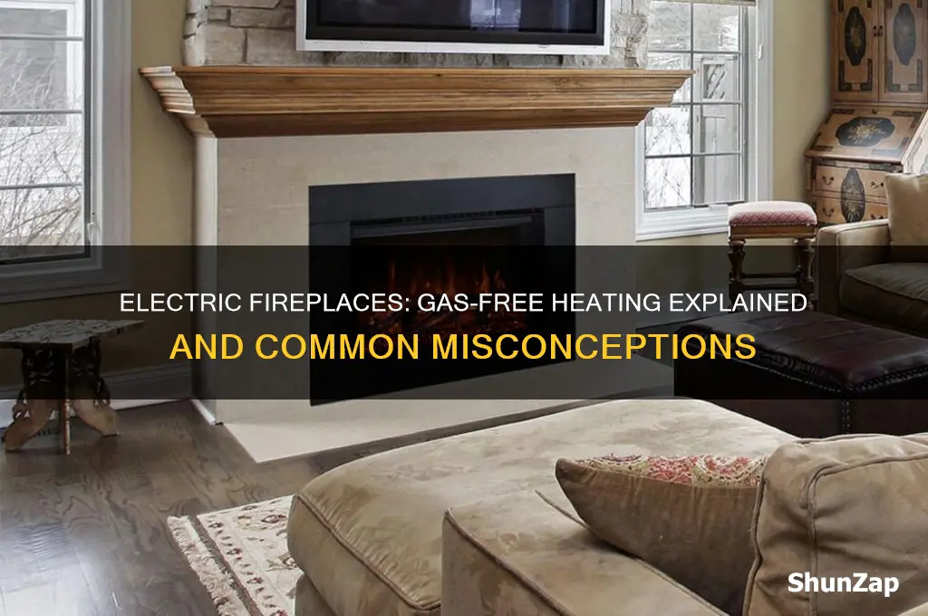 do electric fireplaces use gas
