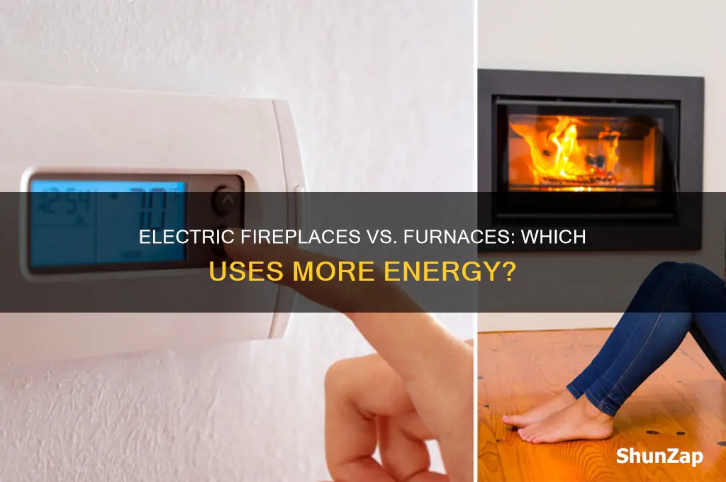 do electric fireplaces use more energy than furnace