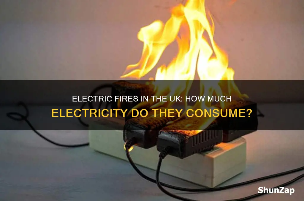 do electric fires use a lot of electricity uk