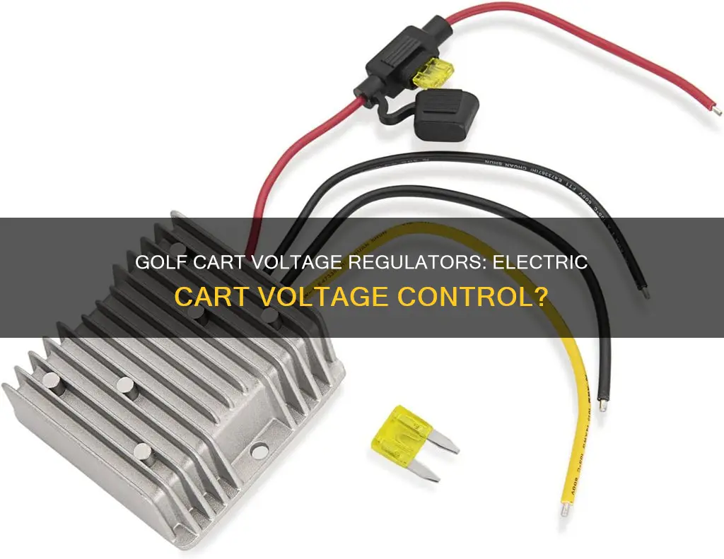 do electric golf carts have voltage regulators