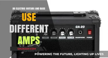 Electric Guitars vs. Bass: Do They Need Separate Amps?