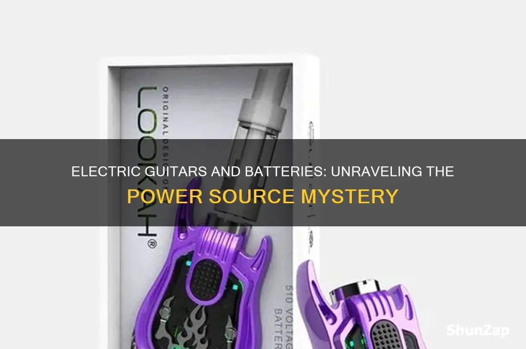 do electric guitars use batteries