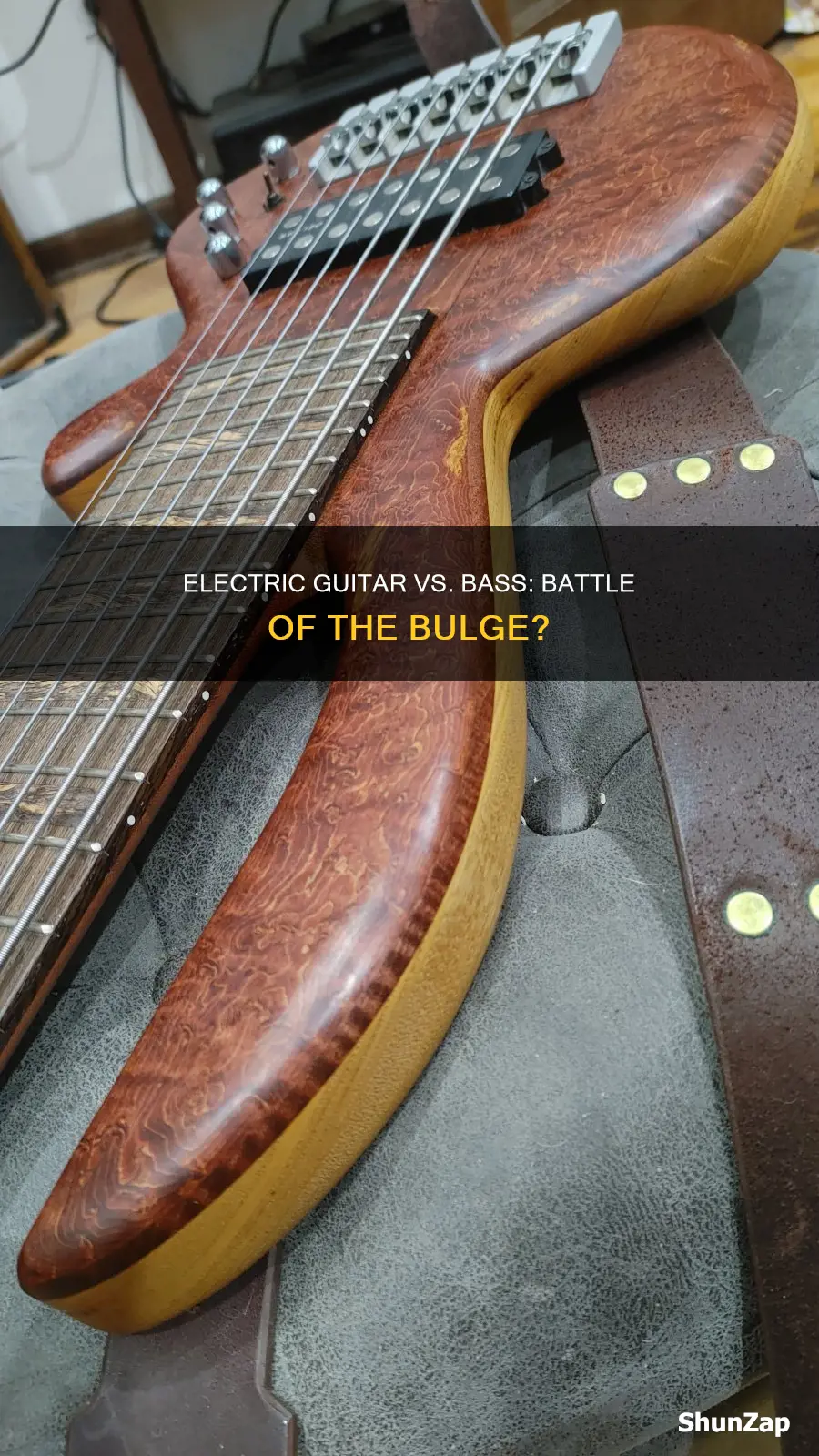 do electric guitars weigh more than basses