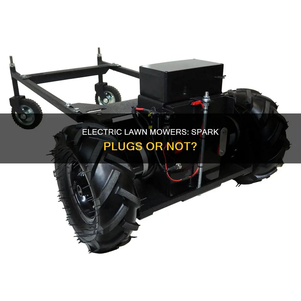 do electric lawn mowers have spark plugs