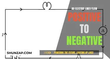Electric Lines: Positive to Negative Flow Explained