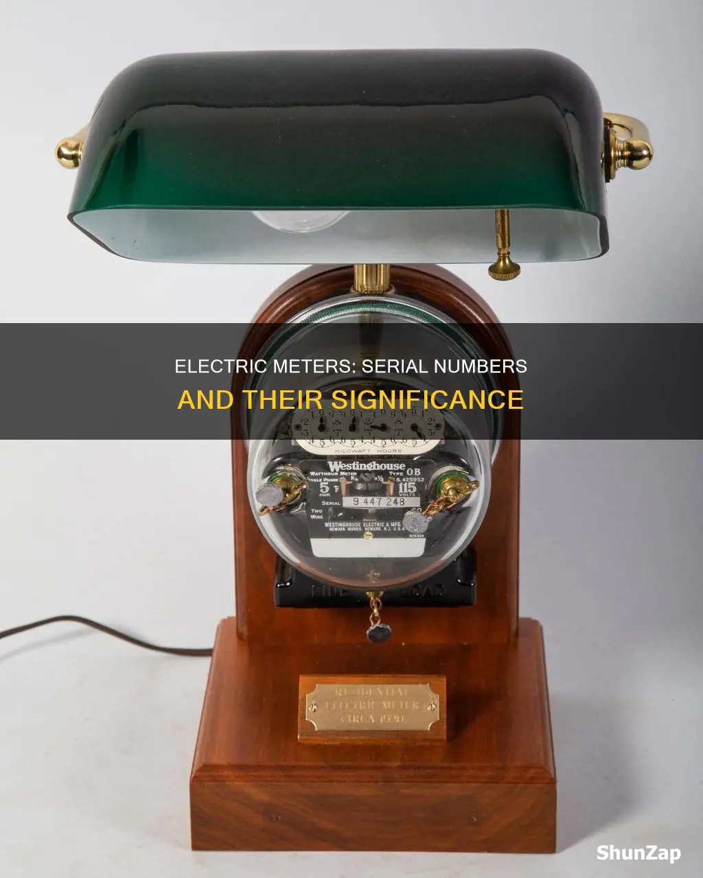 do electric meters have have serial numbers
