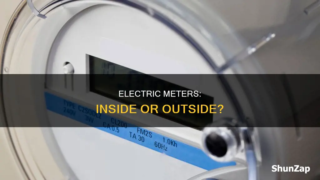 do electric meters have to be outside
