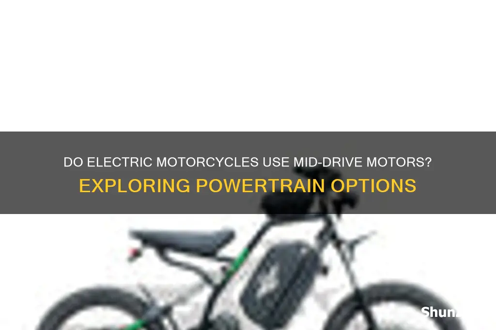 do electric motorcycels use mid drive motors
