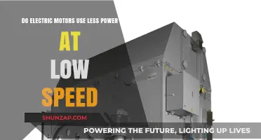 Electric Motors Efficiency: Power Consumption at Low Speeds Explained