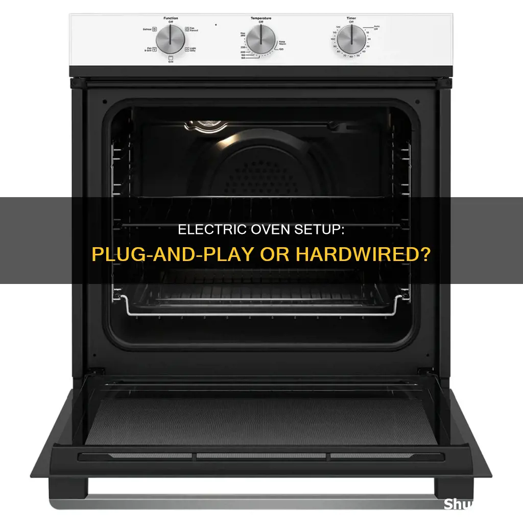 do electric ovens come with a plug