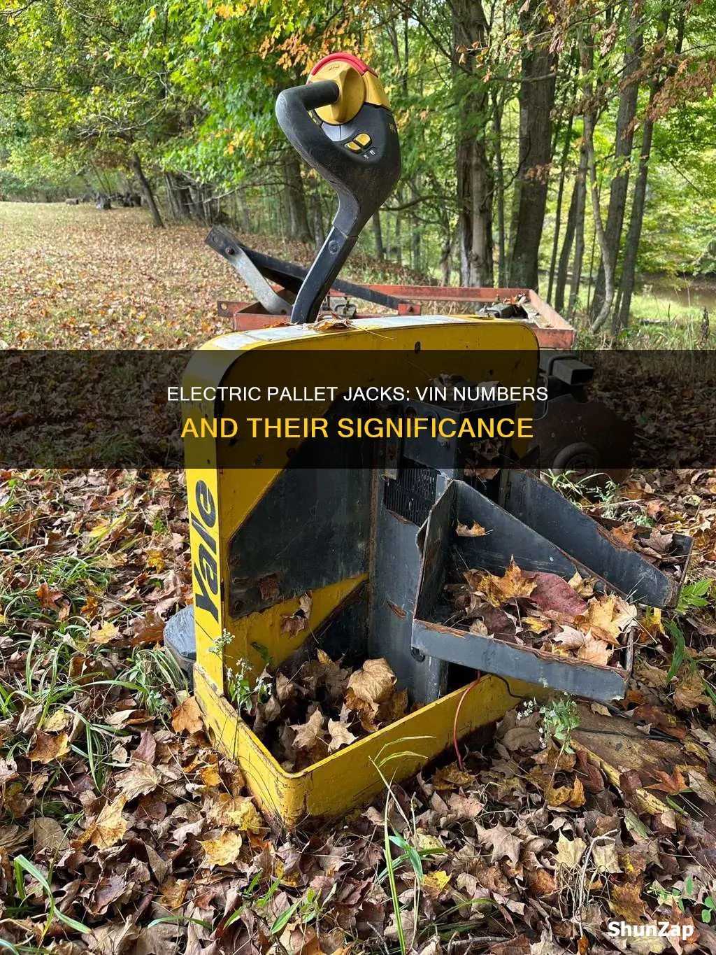 do electric pallet jacks have vin numbers