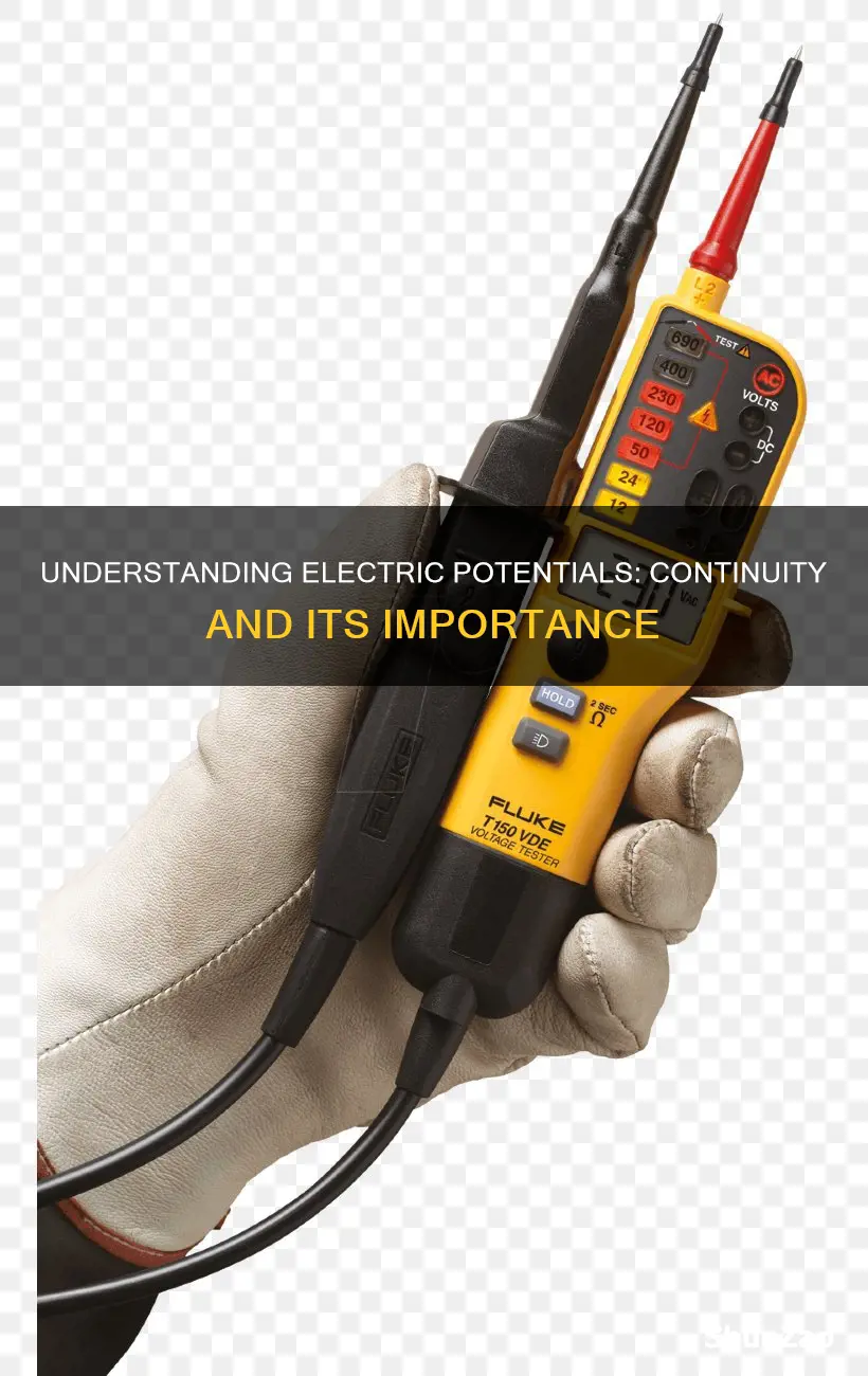 do electric potentials have to be continuous