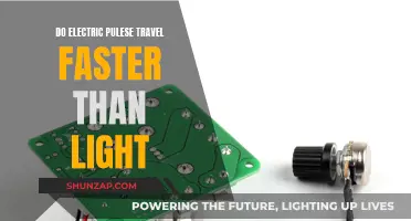 Electric Pulses: Faster than Light?
