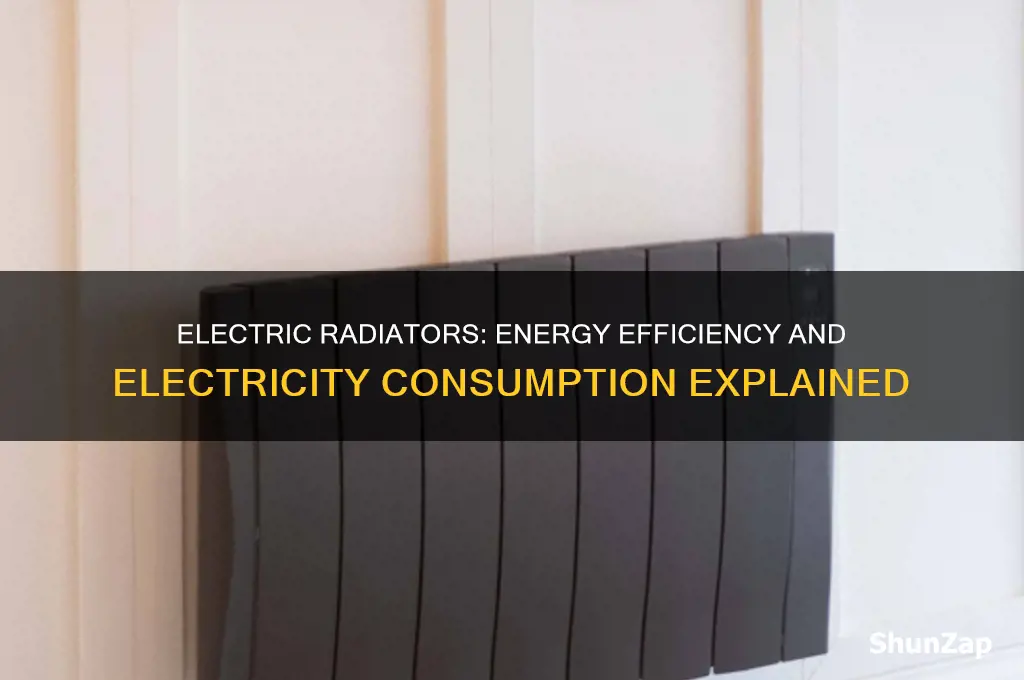 do electric radiators use a lot of electricity