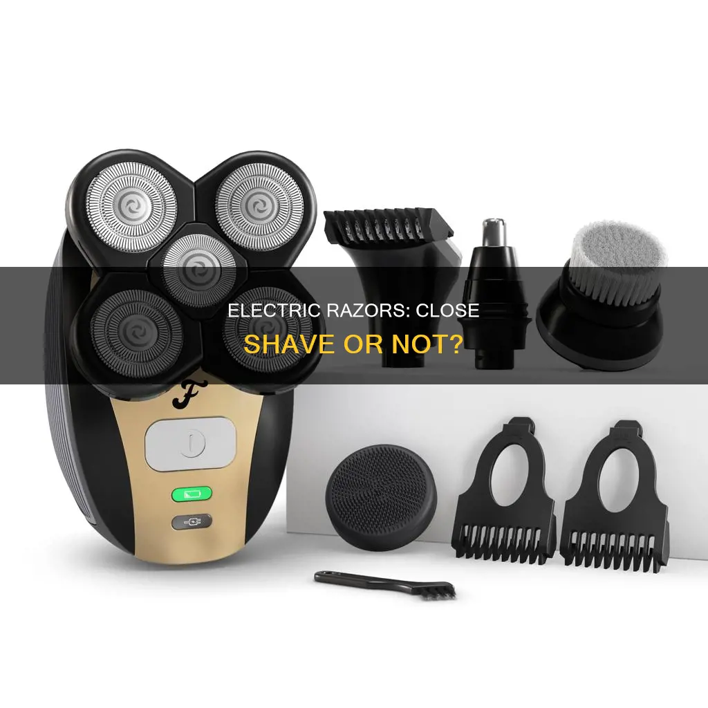 do electric razors give a close shave
