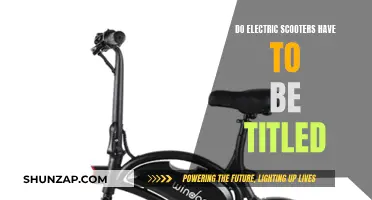 Are Electric Scooters Exempt from Title Requirements?