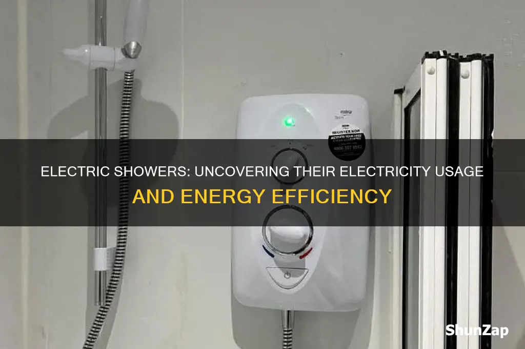 do electric showers use a lot of electricity
