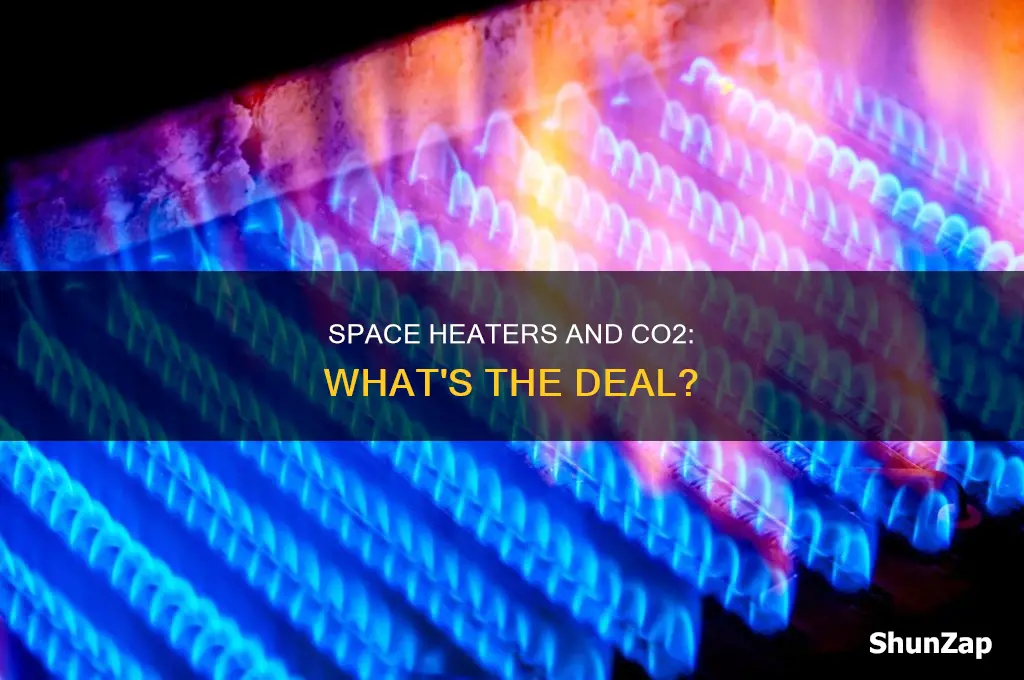 do electric space heaters give off co2