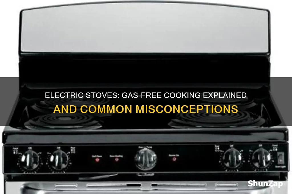 do electric stove use gas